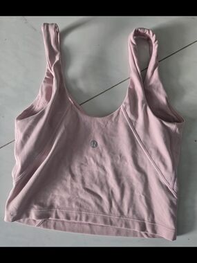 Lululemon Light Pink Sports Bra Top